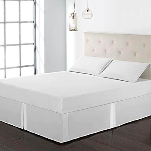 Eioflia Bed Skirt Drop 3898x7480 Inch Pleated Dust Ruffle