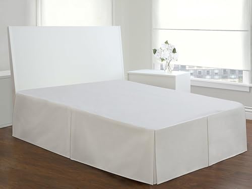 Wrinkle Free Bed Skirt 650TC Twin XL Ivory