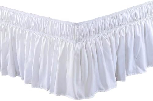 KYEQATY Queen Size Washable Bed Skirt