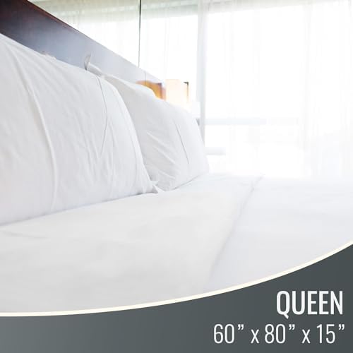 DMI Waterproof Mattress Protector Queen Pack of 1 White