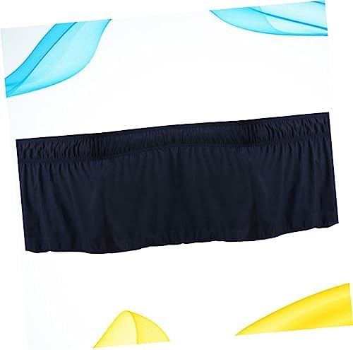 TOKIDNY Solid Color Pleated Bed Skirt Elastic Band