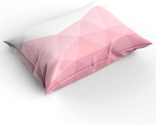 LooPoP 4PCS California King Bed Set Pink Gradient