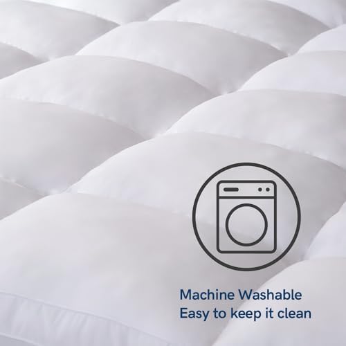 ELEMUSE Queen Mattress Topper for Back Pain Relief 1