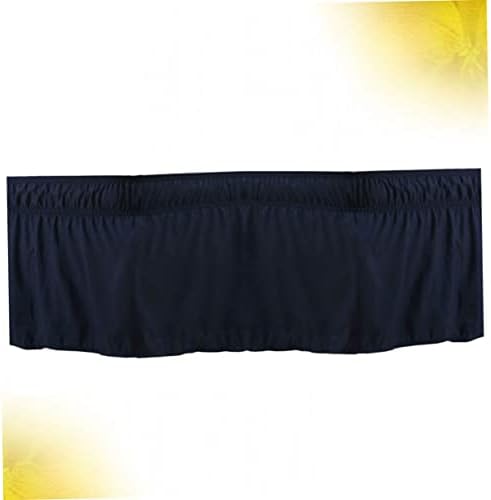 TOKIDNY Solid Color Pleated Bed Skirt Elastic Band