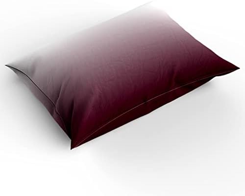 LooPoP 4PCS California King Ombre Red Bedding Set