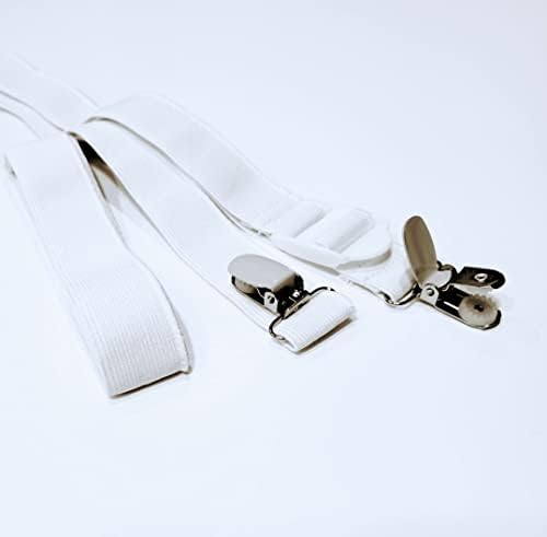 Blanket Buddy Elastic Sheet Straps - Adjustable Bed Sheet Clips for Secure Warmth