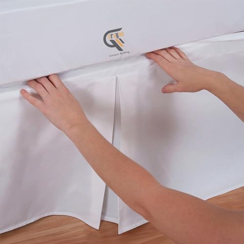 Box Pleated Bed Skirt Microfiber 16 Inch Drop Twin Size