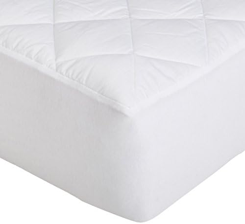 Amazon Basics Hypoallergenic Mattress Topper Pad Full 18 Inches Deep White 1