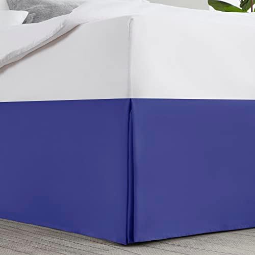 Nestl Royal Blue Full Bed Skirt 14 Inch Drop