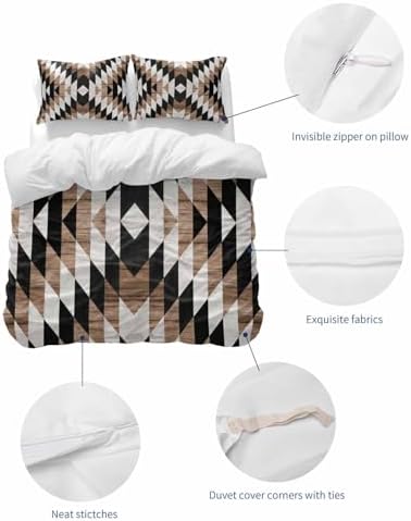 ZOE GARDEN Queen Duvet Cover Set with Pillowcases
