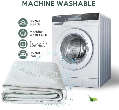MUXHOMO Premium Waterproof Queen Mattress Cover