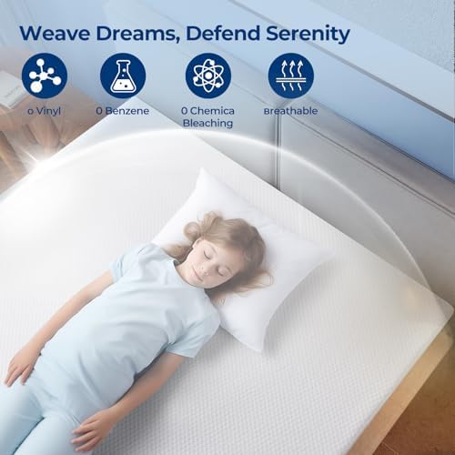 TASTELIFE Waterproof Queen Mattress Protector with 3D Air Cooling
