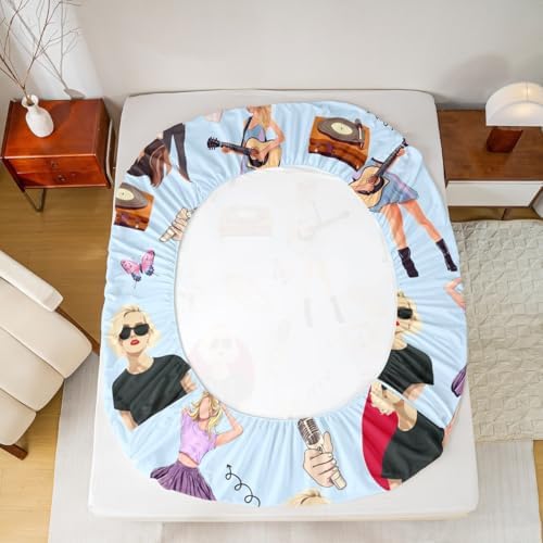 Jejeloiu Music Lover Twin Bedding Set 1