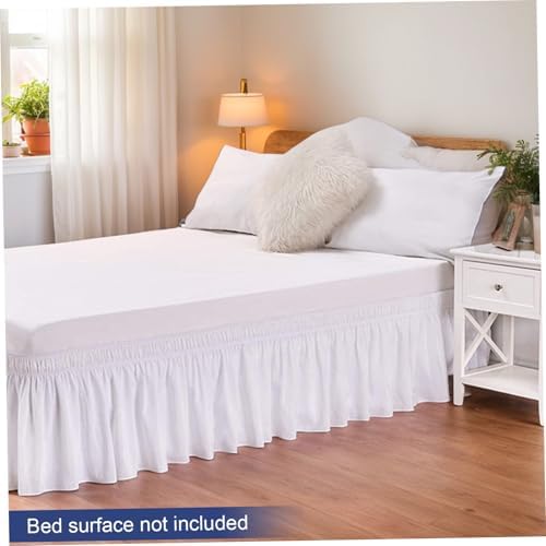 KYEQATY Queen Size Washable Bed Skirt
