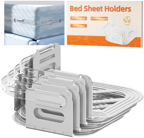 Heavy Duty Bed Sheet Holder with Horizontal Straps