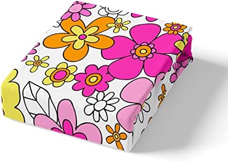 Feelyou Groovy Flower Bed Sheet Set 3Pcs Twin Size