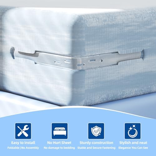 Heavy Duty Bed Sheet Holder with Horizontal Straps
