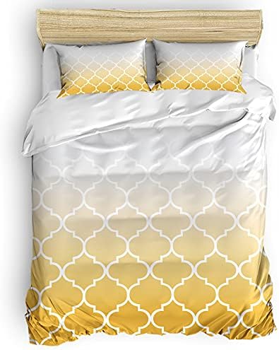 LooPoP 4PCS California King Duvet Cover Set 1