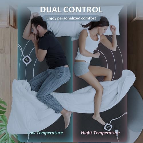 Reaks Dual Control Electric Mattress Pad California King Size 1