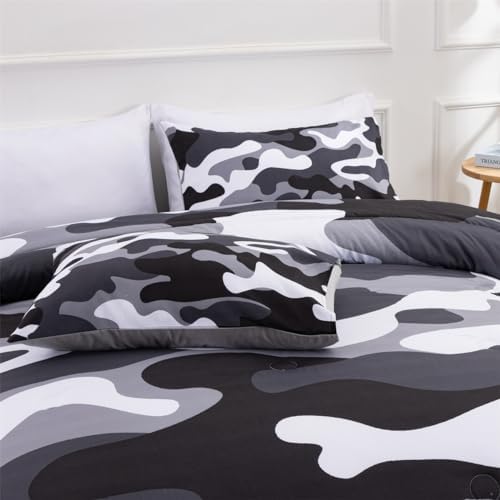 Holawakaka Camouflage Comforter Set 5 Piece King Size