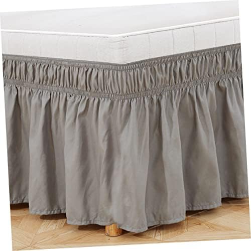 Modern Elastic Bed Skirt with Ruffled Design
