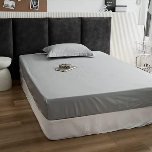FCLDESHOP Pink Deep Pocket Fitted Sheet 90x200cm
