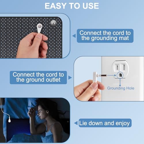 Silkena Grounding Mattress Pad with 15 Feet Cord