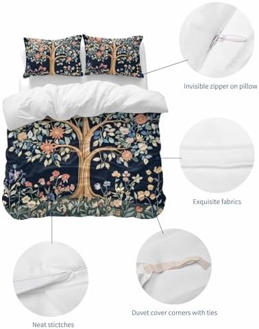 ZOE GARDEN Boho Tree Duvet Cover Set