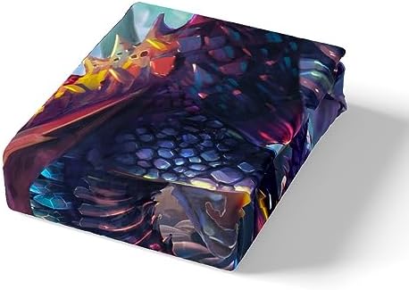 Feelyou Kids Fire Dragon Bed Sheets Set