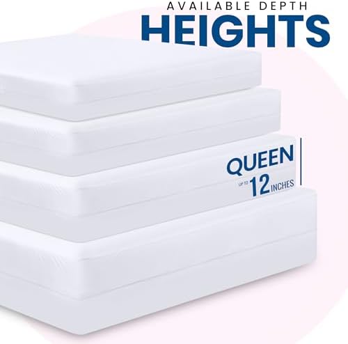 Utopia Bedding Waterproof Bed Bug Mattress Cover Queen
