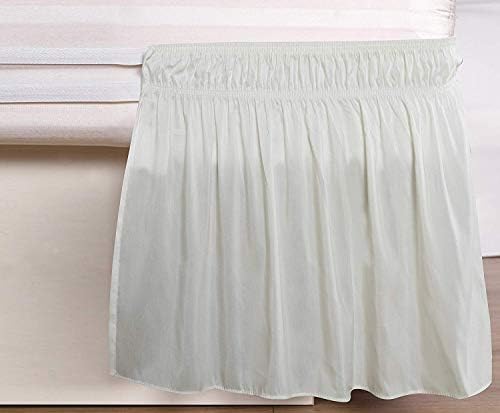 Elegant Decor 100 Cotton Bed Skirt Queen Size