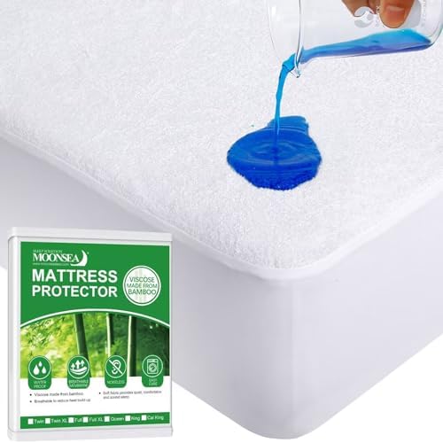 Moonsea Twin XL Mattress Protector Cooling Waterproof