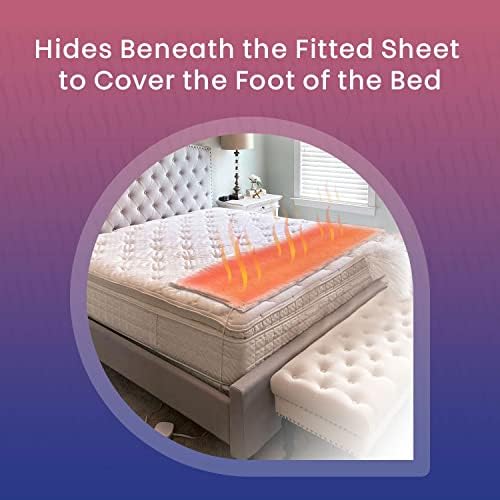 Hidden Heat Electric Foot Bed Warmer by SpotWarm - Wireless RF Remote Control