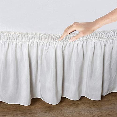 Elegant Decor 100 Cotton Bed Skirt Queen Size