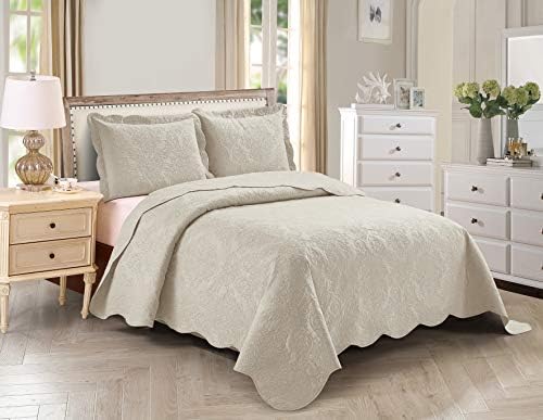 Home Collection 3pc King Size Bedspread Set