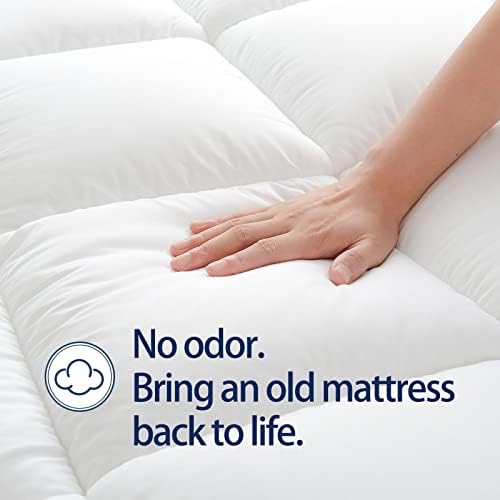 CHOPINMOON Queen Mattress Topper for Back Pain Comfort