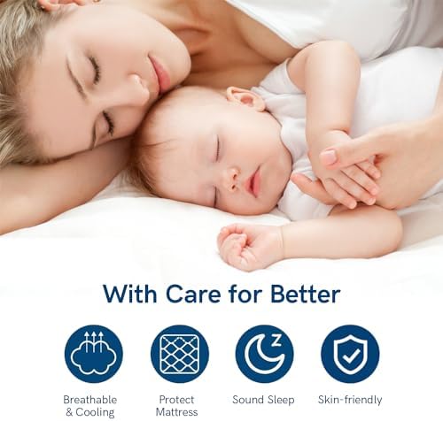 ELEMUSE Queen Mattress Topper for Back Pain Relief 1
