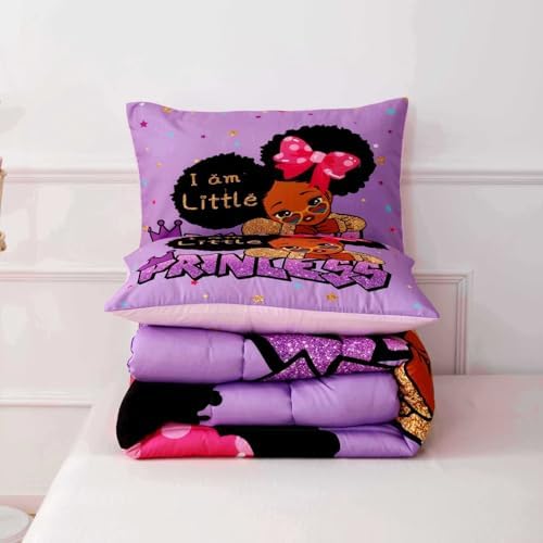 Little Black Girl Comforter Set Twin Size 1
