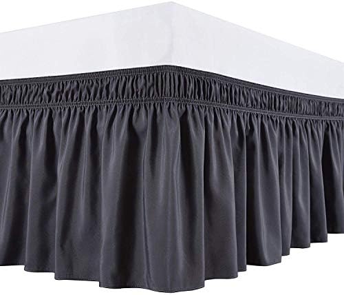 Elegant Decor King Bed Skirt 650 TC 20 Inch Drop