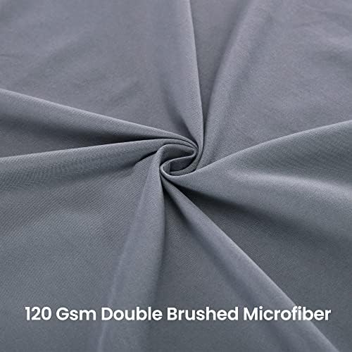 SLEEP ZONE Pleated Bed Skirt Twin Grey
