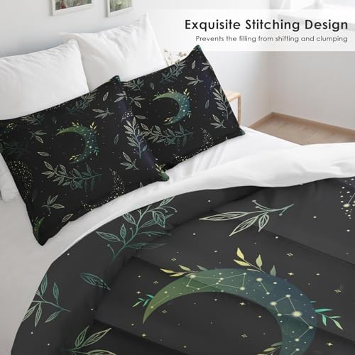 Pamnest Boho Herbs Comforter Set King Size 3 Pcs