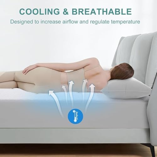 MERITLIFE Queen Mattress Protector 4D Cooling Waterproof