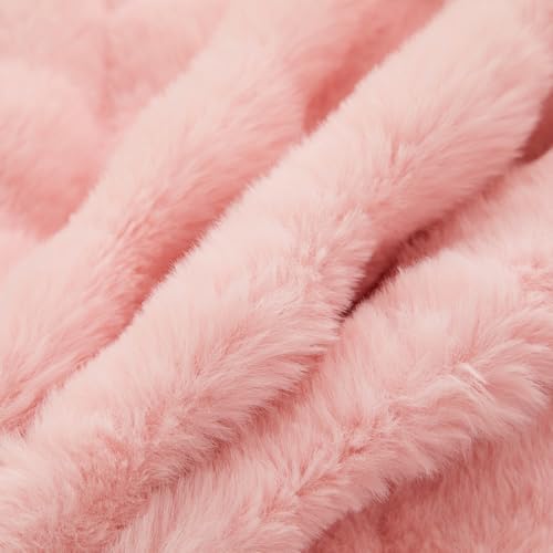Roscloud Rabbit Plush Comforter Set Twin Full 3PC