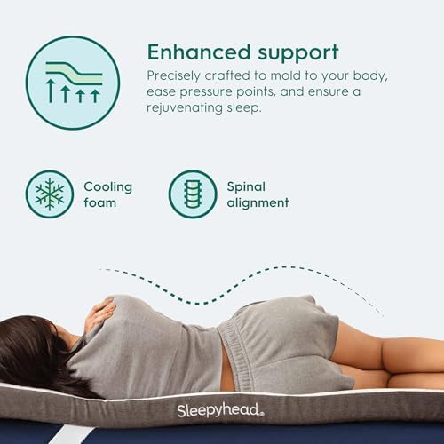 Sleepyhead Twin XL 2 Inch Gel Mattress Topper