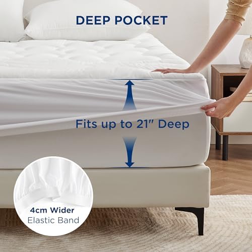 Bedsure Twin XL Mattress Protector Waterproof