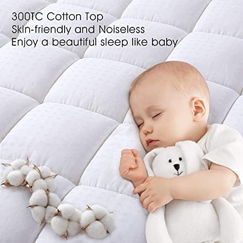 EASELAND Twin XL Mattress Pad 39x80 Inch White