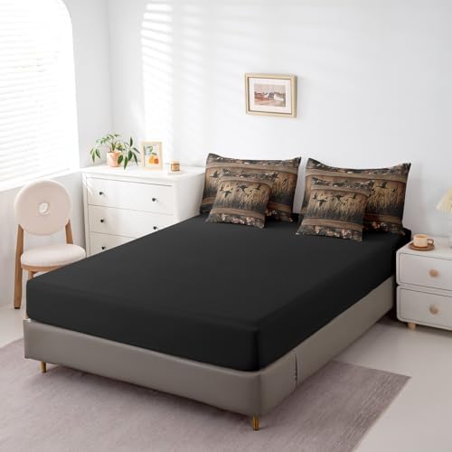 Erosebridal 7-Piece Camo Mallard Duck Comforter Set for Kids
