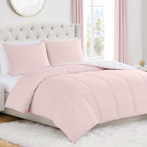 Juicy Couture Reversible Box Stitch Comforter Set 3 Piece King 1