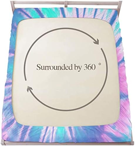 MUSOLEI Tie Dye Fitted Sheet Set for Kids