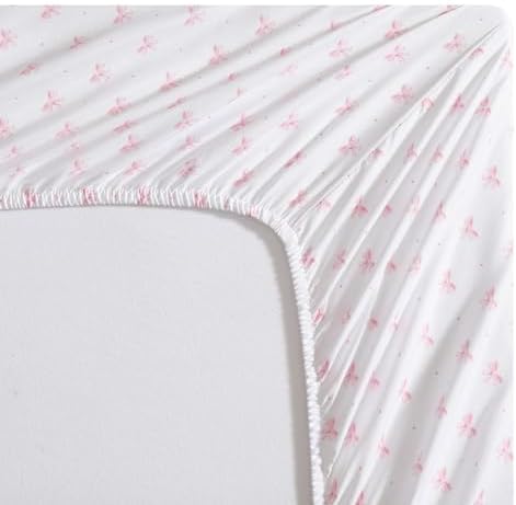 Laura Ashley Kids Sheet Set - Queen 100 Polyester Pink Bows